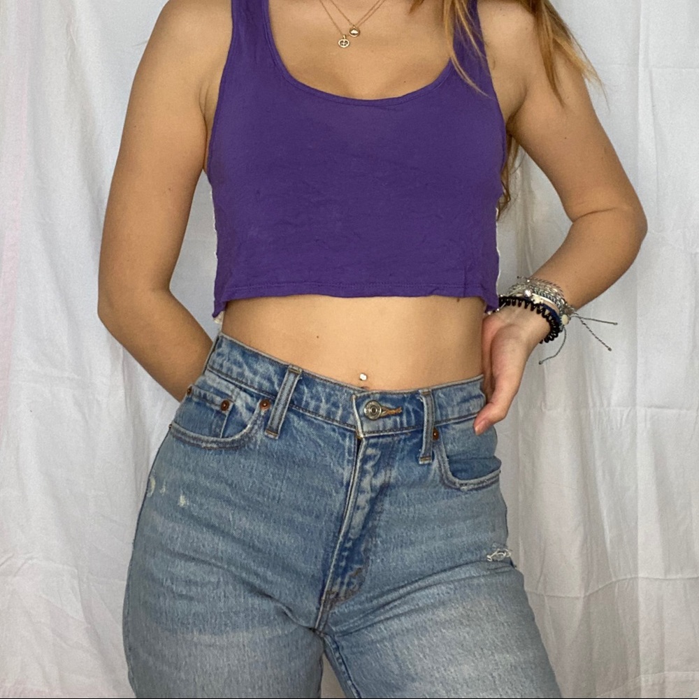 Delia’s Blue/Purple Crop Top